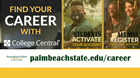 Thumbnail for entry Search for Jobs with PBSC and College Central