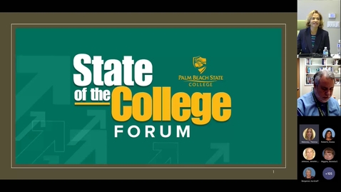 Thumbnail for entry State of the College Forum - 04.27.22