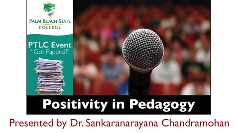 Thumbnail for PTLC Event: Positivity in Pedagogy