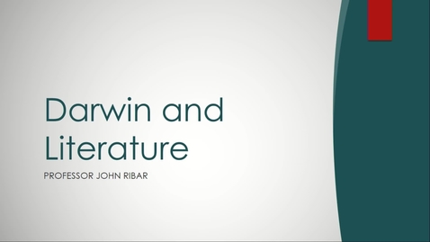 Thumbnail for entry 2019 Darwin Day - Darwin and Literature - John Ribar