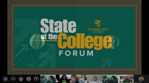 Thumbnail for entry State of the College Forum - 02.25.22