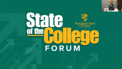 Thumbnail for entry 8-4-2020  -  Palm Beach Gardens - State of the College Forum