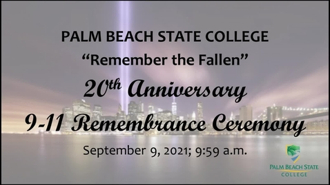 Thumbnail for 9-11 20th Anniversary Remembrance Ceremony