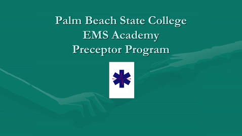 Thumbnail for EMT Preceptor Program Video