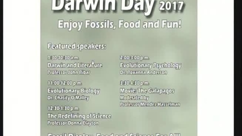 Thumbnail for entry 2017 Darwin Day - Redefining Science