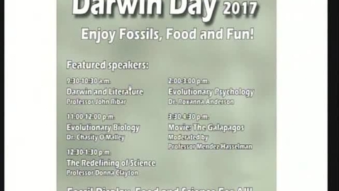Thumbnail for 2017 Darwin Day - Redefining Science