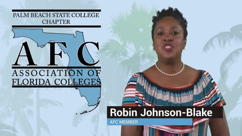 Thumbnail for entry Association of Florida Colleges - Palm Beach State College Chapter