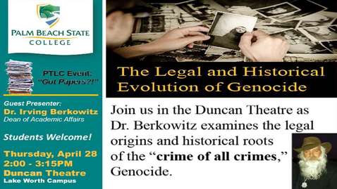 Thumbnail for entry The Legal and Historical Evolution of Genocide