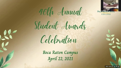 Thumbnail for entry 46th Annual Student Awards Celebration Spring 2021