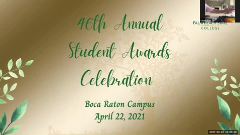 Thumbnail for 46th Annual Student Awards Celebration Spring 2021