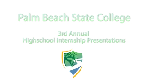 Thumbnail for entry Biotech Highschool Summer Internship Presentations