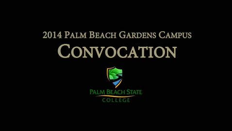 Thumbnail for entry 2014 FYE Convocation Gardens Campus
