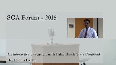 Thumbnail for SGA Forum 2015