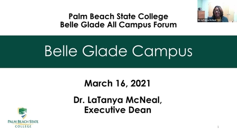 Thumbnail for entry PBSC Belle Glade All-Campus Forum - 03.16.21