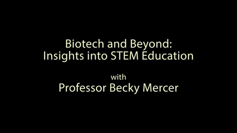 Thumbnail for entry Tech Week - Dr. Becky Mercer