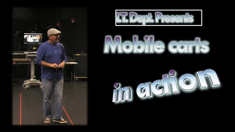 Thumbnail for IT's Media Cart in HU 114, aka the Black Box Room