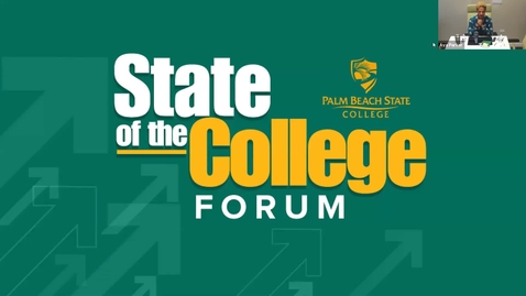 Thumbnail for entry 8-4-2020  - Belle Glade &amp; Loxahatchee Groves Campus - State of the College Forum
