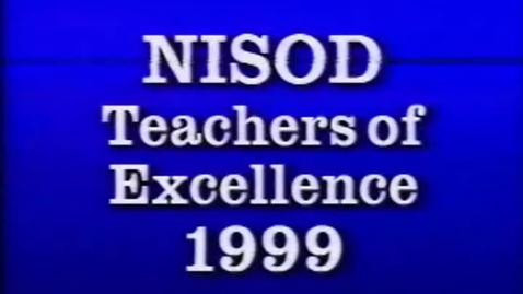 Thumbnail for 5-13168 Palm Beach Community College NISOD Teacher of Excellence 1999