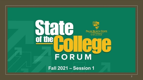 Thumbnail for State of the College Forum_Fall 2021_Session 1
