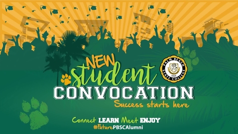 Thumbnail for entry PBSC New Student Convocation Fall 2017 at Lake Worth