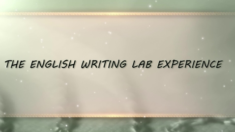 Thumbnail for entry English Writing Lab