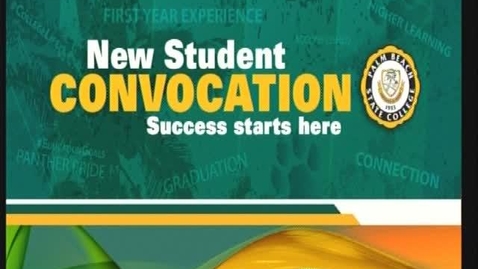 Thumbnail for entry New Student Convocation Fall 2016, Boca Raton Campus Part 01