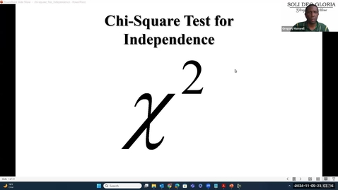 Thumbnail for STA2023: Chi-Square Test for Independence - Gregory Maxwell
