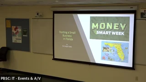 Thumbnail for entry Realize Your Dream: Steps to Starting a Small Business in Florida (Money Smart Week 2022)