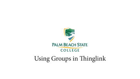Thumbnail for 4 - Using Groups in Thinglink