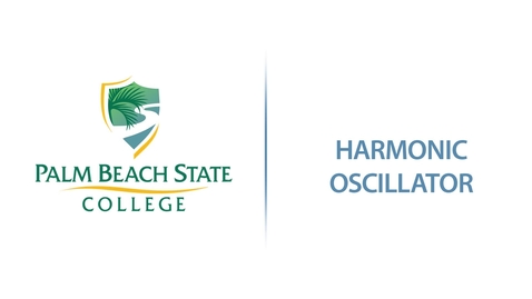 Thumbnail for Experiment #12 -Harmonic Oscillator