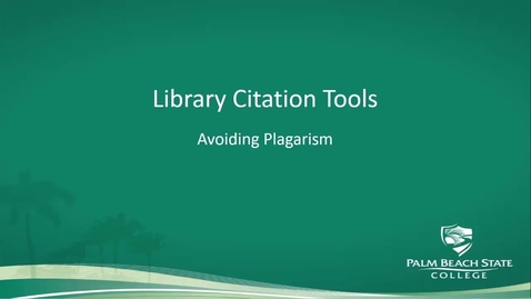 Thumbnail for SLS1501 Library Citation Tools