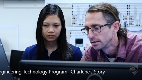 Thumbnail for entry Engineering Technology Program  Charlene's Story