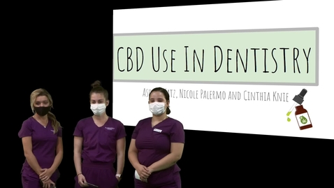 Thumbnail for Dental Posters - CBD Use in Dentistry