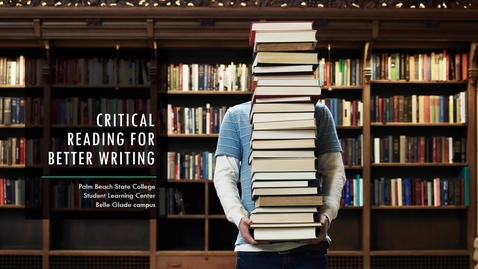 Thumbnail for Critical Reading Skills Workshop