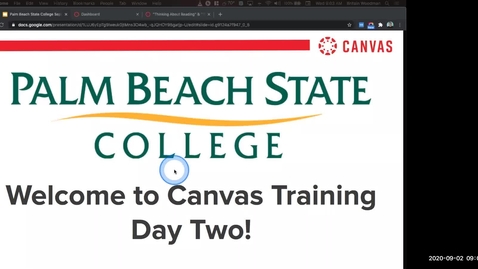 Thumbnail for entry Canvas Training Day 2