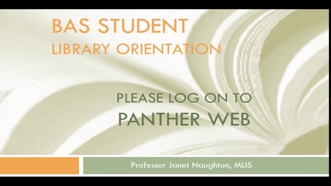 Thumbnail for entry Online Library info