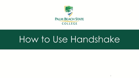 Thumbnail for entry 1 - What is Handshake?
