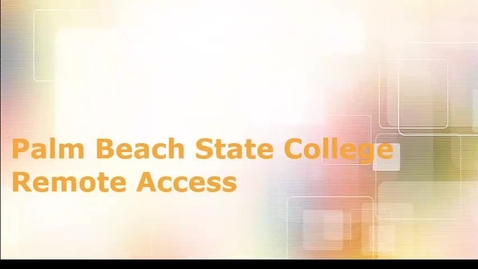 Thumbnail for entry How to Access the College's Remote Desktop
