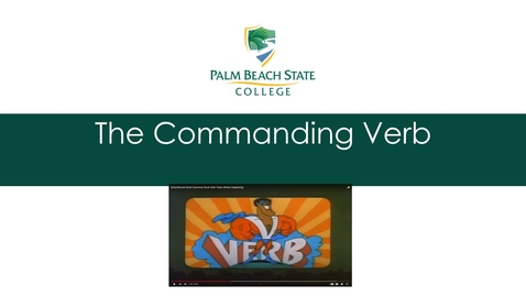 Thumbnail for The Commanding Verb