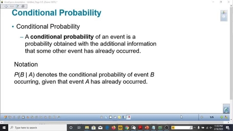 Thumbnail for entry Statistics: Conditional Probability Lesson With Tree Diagram &amp; Table Examples