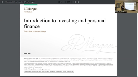 Thumbnail for entry Introduction to Investing and Personal Finance (Money Smart Week 2022)