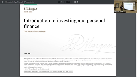 Thumbnail for Introduction to Investing and Personal Finance (Money Smart Week 2022)