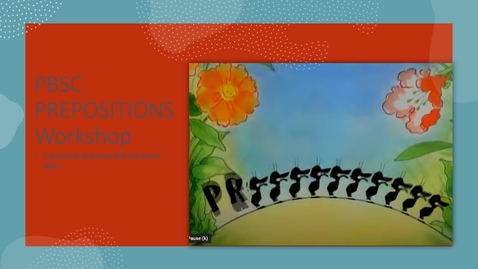Thumbnail for Spotting Prepositional Phrases