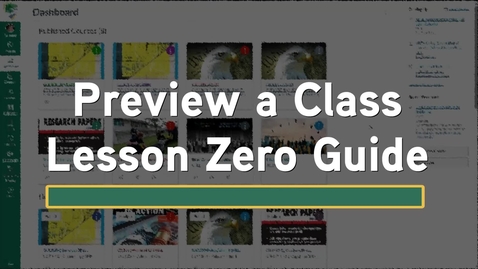 Thumbnail for entry D Peter - Lesson Zero Guide