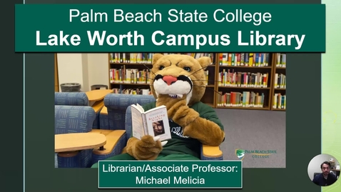 Thumbnail for Library Orientation for Nursing Students