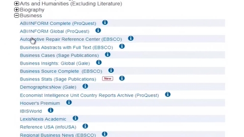 Thumbnail for entry Palm Beach State College  Library database: Introduction to IBISWorld