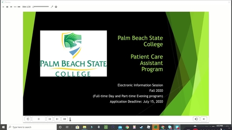 Thumbnail for entry PCA Fall 2020 Electronic Information Session