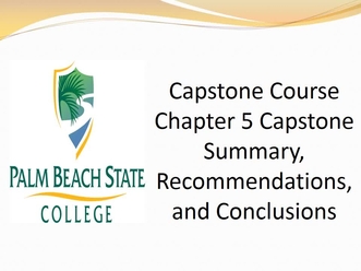 Geb4935 Hsa4938 Lesson 11 Chapter 5 Capstone Paper Voice Over Palm Beach State College Instructional Technology