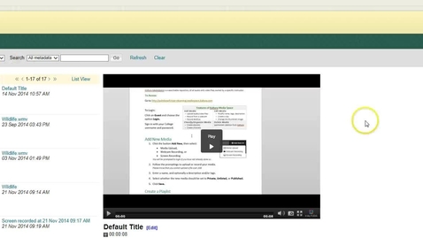 Thumbnail for Screen recorded at 08 Jan 2015 10:45 AM
