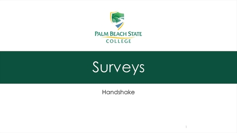 Thumbnail for entry 12c Career Center Surveys